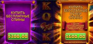 Фотография функции покупка бонуса с Zeus vs Hades